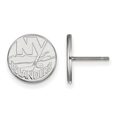 New York Islanders Small Post Earring 10k White Gold 1W008ISL, MPN: 1W008ISL, 886774776262