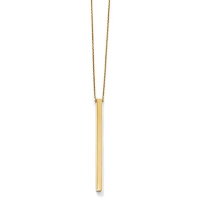 Leslie&#39;s Bar 2 inch Extender Necklace 16 Inch 14k Gold Polished HB-LF845-16, MPN: LF845-16, 1911017…