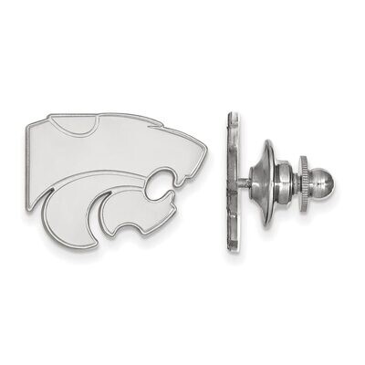 Kansas State University Lapel Pin 14k White Gold 4W011KSU, MPN: 4W011KSU, 886774838571