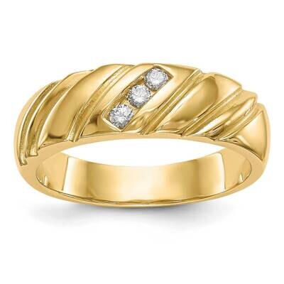 Diamond Men&#39;s Band 14k Gold RM3501B-012-YAA, MPN: RM3501B-012-YAA, 196904148228