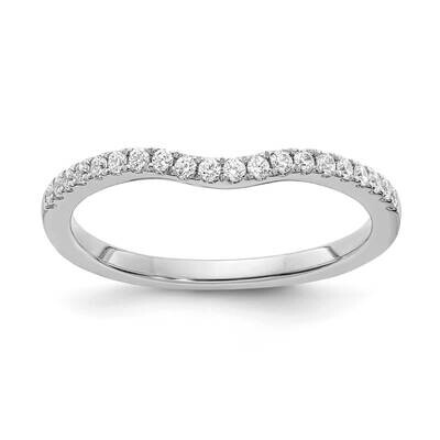 Diamond Wedding Band 14k White Gold RM2147B-008-WAA, MPN: RM2147B-008-WAA,