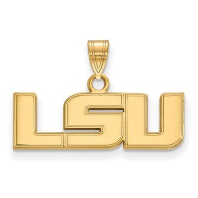 Louisiana State University Small Pendant 14k Yellow Gold 4Y002LSU, MPN: 4Y002LSU, 886774858647