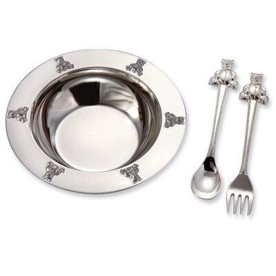 Bear Bowl, Spoon, Fork Set GM6900, MPN: GM6900, 15227804928