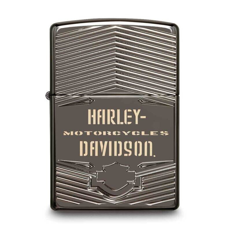 Zippo Armor Harley-Davidson Black Ice Lighter GM25746, MPN: GM25746,