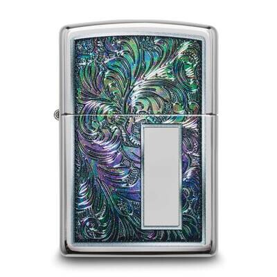 Zippo High Polished Chrome Colorful Venetian Design Lighter GM25853, MPN: GM25853, 191693142389