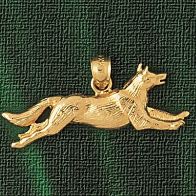 Dazzlers Jewelry Fox Pendant Necklace Charm Bracelet in Yellow, White or Rose Gold 2717, MPN: DZ-27…