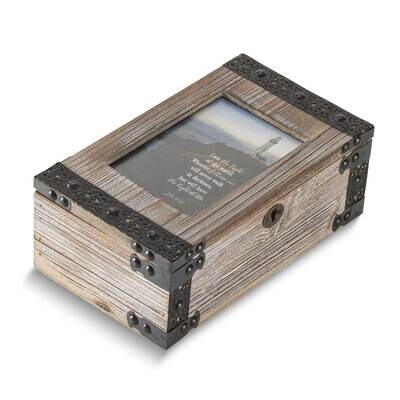Wooden Lighthouse Music Box GM24510, MPN: GM24510, 603799235617