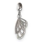 Memi Wings Charm Sterling Silver Rhodium-plated ME201-SS, MPN: ME201-SS,