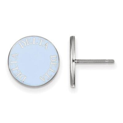 Delta Delta Delta Enameled Post Earrings Sterling Silver SS019DDD, MPN: SS019DDD, 886774602974