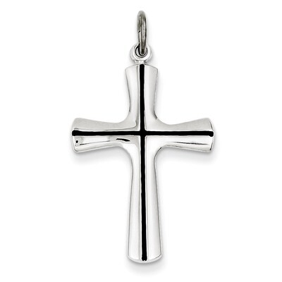 Enamel Cross Pendant Sterling Silver QC5848, MPN: QC5848, 886774111698