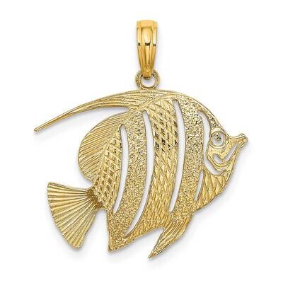 Cut-Out Fish Charm 14k Gold Polished K7808, MPN: K7808, 637218038459