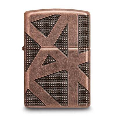Zippo Armor Antique Copper Geometric 360 Design Lighter GM25918, MPN: GM25918, 191693114386