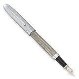 Charles Hubert Silver-tone Mesh Fountain Pen GM9187, MPN: GM9187, 811233018447