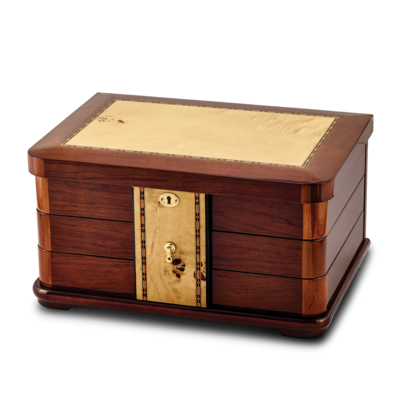 High Gloss Finish with Swing-out Trays Jewelry Chest by Jere, MPN: JJB731, 191101679711