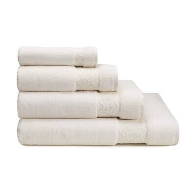 Le Jacquard Caresse Ivory Bath Towel 27x55, MPN: 23231, 3660269232313