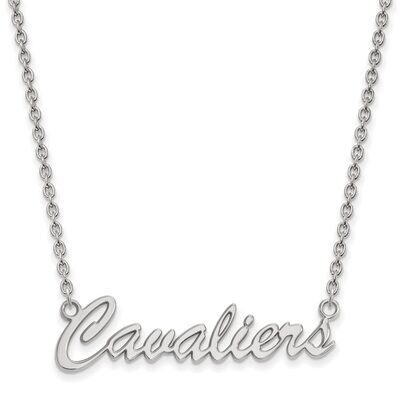 University of Virginia Medium Pendant with Chain Necklace Sterling Silver SS071UVA-18, MPN: SS071UV…