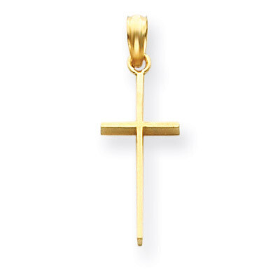 Cross Pendant 14k Gold Polished C3783, MPN: C3783, 637218043224