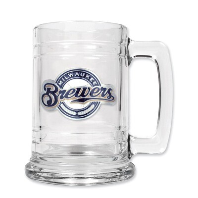 Milwaukee Brewers 15oz Glass Tankard GC884, MPN: GC884, 89006606157