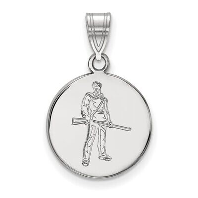 West Virginia University Medium Disc Pendant 10k White Gold 1W057WVU, MPN: 1W057WVU, 886774791005
