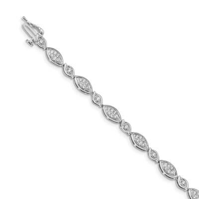 Bracelet 14k White Gold Diamond BM4624-100-WA, MPN: BM4624-100-WA, 191101333200