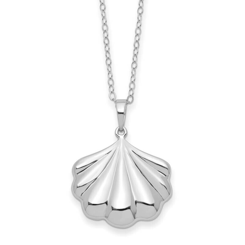Shell Ash Holder 18 Inch Necklace Sterling Silver QSX784