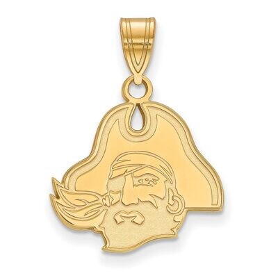 East Carolina University Medium Pendant Gold-plated Silver GP041ECU, MPN: GP041ECU, 886774941424