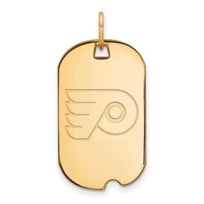 Philadelphia Flyers Small Dog Tag Gold-plated Sterling Silver GP012FLY, MPN: GP012FLY, 191101154409