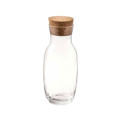 Casafina Alegra Clear Glass Glass Carafe Cork Stopper 1L CFV0093-CLR, MPN: CFV0093-CLR, 840289034521