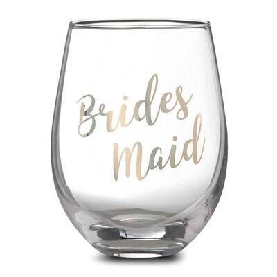 Lillian Rose Gold Bridesmaid Stemless Wine Glass GM21893, MPN: GM21893, 710309449928