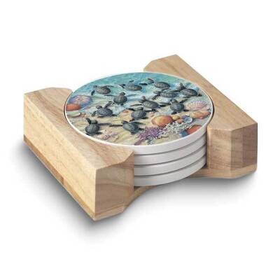 Turtle Hatchlings Round Coaster Gift Set GM24383, MPN: GM24383, 682423181728