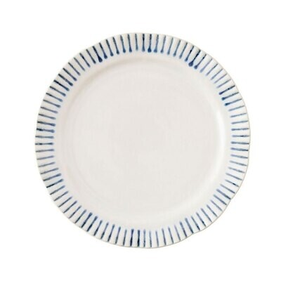 Juliska Sitio Stripe Indigo Dessert Salad Plate KW02/046, MPN: KW02/046, 815261024357