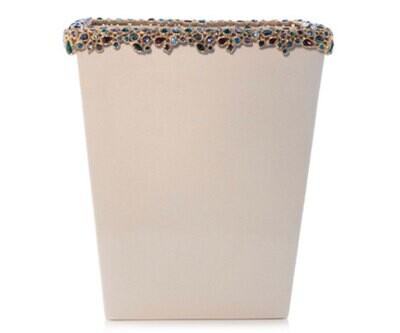 Jay Strongwater Esther Bejeweled Trashbin Peacock SDH8890-208, MPN: SDH8890-208, 848510042680
