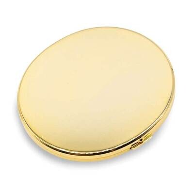 Engravable Pillbox Gold-tone GM12422, MPN: GM12422, 788089026530