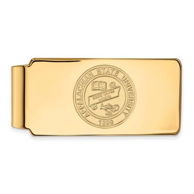 Appalachian State University Money Clip Crest 14k Yellow Gold 4Y023APS, MPN: 4Y023APS, 886774876627