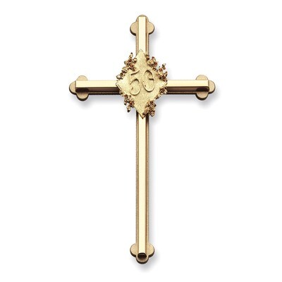 50th Anniversary Gold-tone Metal Cross GP1119, MPN: GP1119, 785525203951