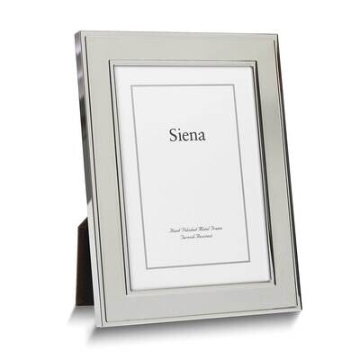 Bilaminate Sterling Silver Beveled Border 4 x 6 Inch Photo Picture Frame GM25965, MPN: GM25965, 820…