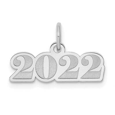 Horizontal 2022 Charm 14k White Gold YC1452W, MPN: YC1452W, 196904071939