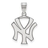 New York Yankees Large Pendant 10k White Gold 1W046YAN, MPN: 1W046YAN, 886774789217