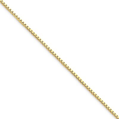 1.10mm Box Chain 18 Inch 10k Gold 10BX110-18, MPN: 10BX110-18, 886774084022