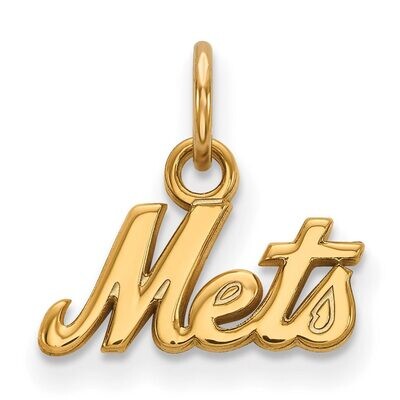 New York Mets x-Small Pendant Gold-plated Silver GP013MET, MPN: GP013MET, 886774915951