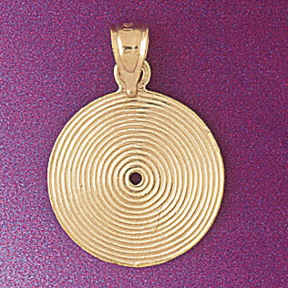 Dazzlers Jewelry Long Play Lp Pendant Necklace Charm Bracelet in Yellow, White or Rose Gold 6246, M…