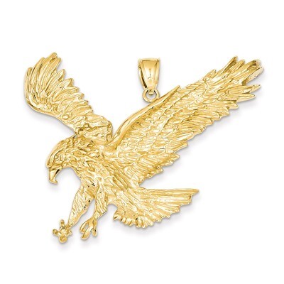 Eagle Pendant 14k Gold Solid Polished C2430, MPN: C2430, 637218001477