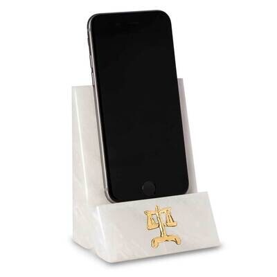 White Marble Desktop Phone Tablet Cradle Legal Insignia GM21507, MPN: GM21507, 797140380290