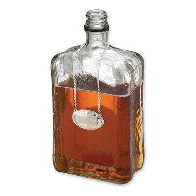 Plain Liquor Label Sterling Silver GP8852, MPN: GP8852, 781642000619