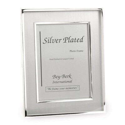 Silver-plated Brushed Finish Frame GM8827, MPN: GM8827, 797140122036