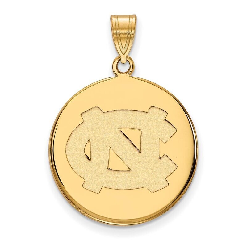 University of North Carolina Large Disc Pendant 14k Yellow Gold 4Y036UNC, MPN: 4Y036UNC, 8867748799…