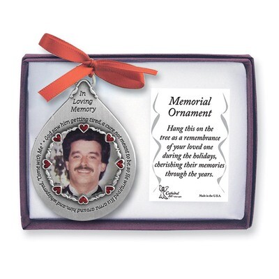 Memorial Photo Ornament - Him GM4176, MPN: GM4176, 785525243742