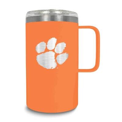 Collegiate Clemson Univeristy Stainless Steel Hustle Mug GM26107-CU, MPN: GM26107-CU, 195568020536