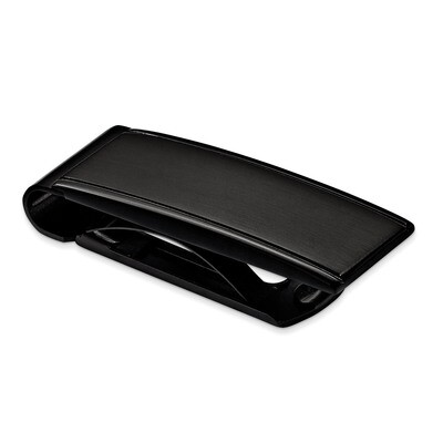 Brushed and Polished Black IP-plated Money Clip - Stainless Steel SRM121 by Chisel, MPN: SRM121, 88…