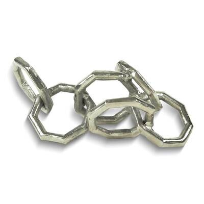 Silver-tone Metal Chain Decorative Sculpture GM26079S, MPN: GM26079S,
